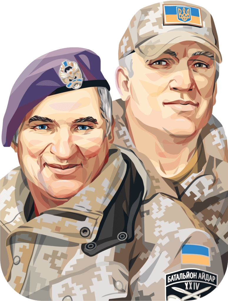 Брати Котенки, Сергій та Олександр портрет