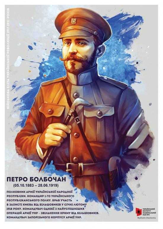 Стріткод — Петро Болбочан ілюстрація