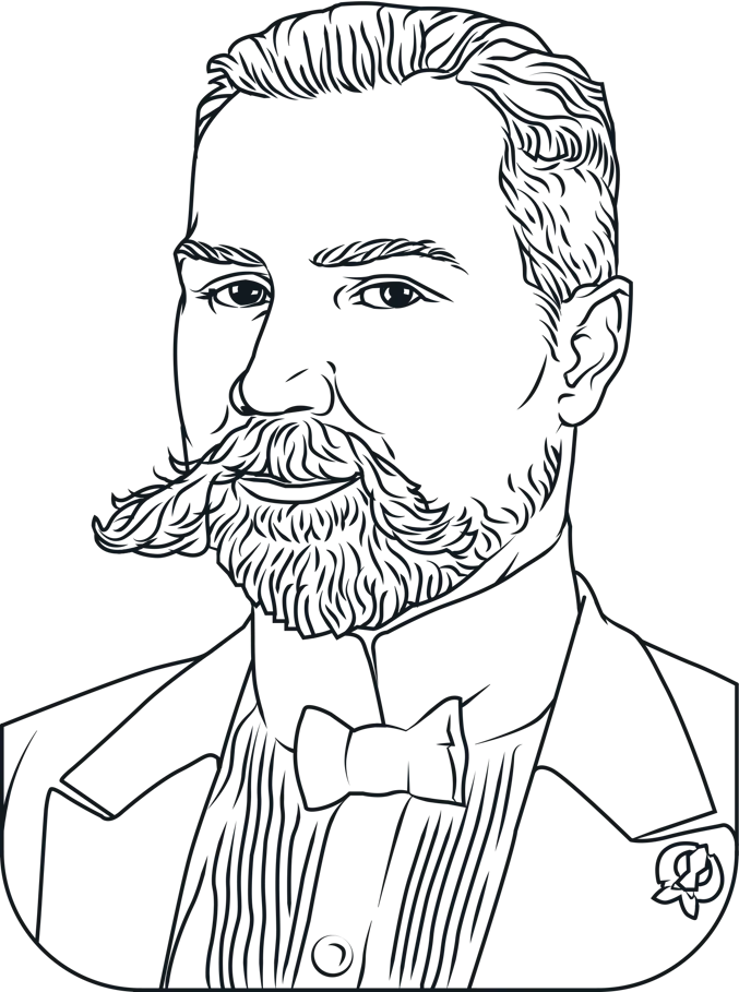 Микола Міхновський портрет