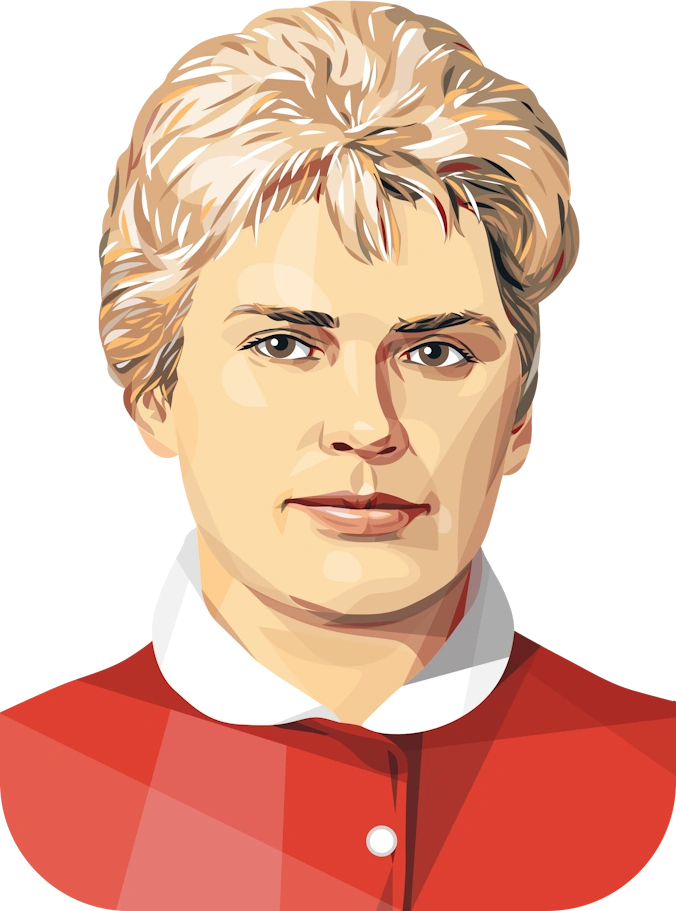 Алла Горська портрет