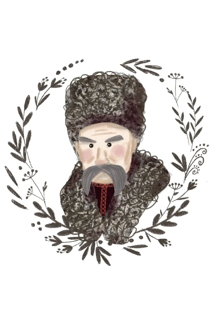 Стріткод — Тарас Шевченко ілюстрація